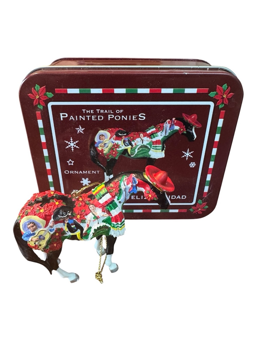 The Trail of Painted Ponies Felix Navidad Ornament
